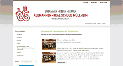 Desktop Screenshot of alemannen-realschule.de