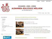 Tablet Screenshot of alemannen-realschule.de